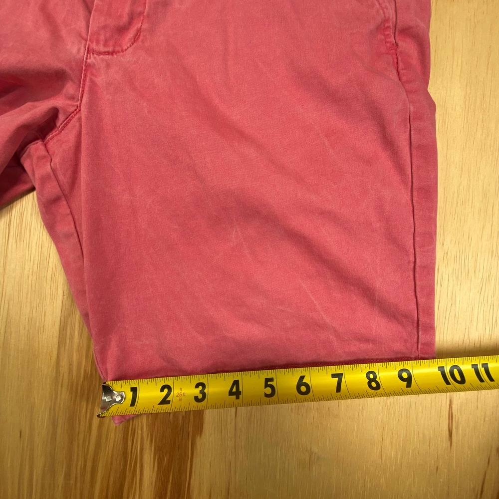 Vineyard Vines Breaker Shorts Men's‎ 30 Pink Garment-Dyed Cotton Chino - Picture 5 of 8